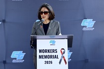 The District 7 Workers Memorial ceremony in Los Angeles