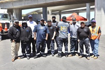The District 7 Workers Memorial ceremony in Los Angeles