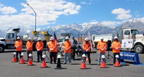 The District 9 Workers Memorial ceremony in Bishop