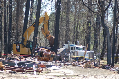 An estimated 5 million tons of debris is being collected and hauled away from the region around Paradise that was devasted by the Camp Fire. An estimated 5 million tons of debris is being collected and hauled away from the region around Paradise that was devasted by the Camp Fire.
