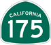 Route 175 sign.