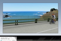 Simulation of Looking West on Bridge