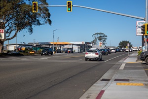 A four-lane section of U.S. 101 on South Broadway in Eureka.