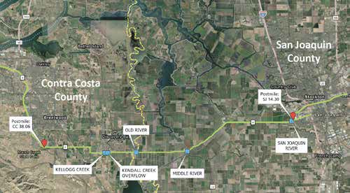 State Route 4 Final Virtual Workshop Flyer Project Map