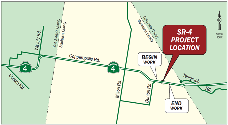 Image of Hoods Creek Bridge Replacement Project Map