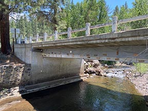 Markleeville Creek Bridge Underside View