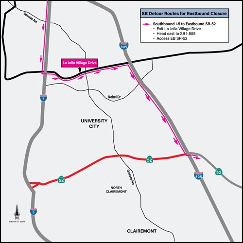 Full Closure of State Route 52 from I-805 to I-5 Sunday to Friday, 6/19 ...