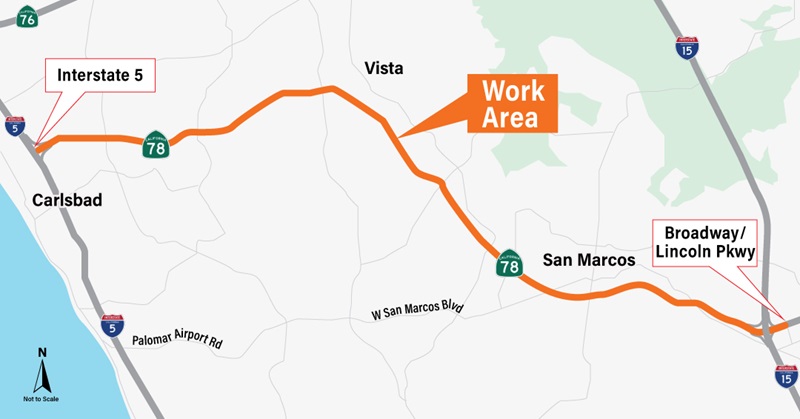 Project Map. For more information, call (619) 688-6670 or email CT.Public.Information.D11@dot.ca.gov 