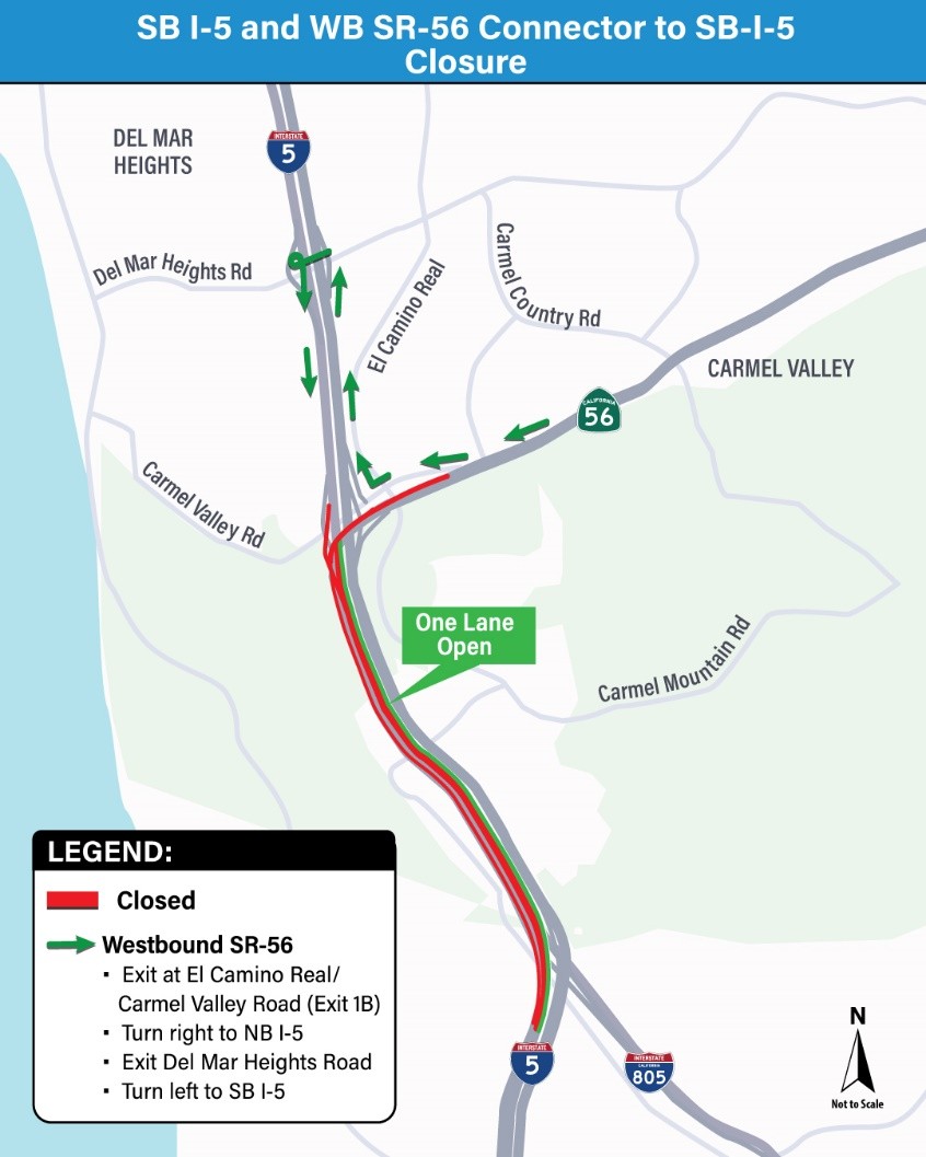 Closure & Detour Map. For more information, call (619) 688-6670 or email CT.Public.Information.D11@dot.ca.gov