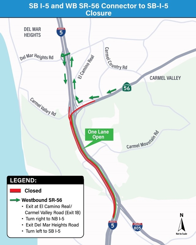 Closure & Detour Map. For more information, call (619) 688-6670 or email CT.Public.Information.D11@dot.ca.gov