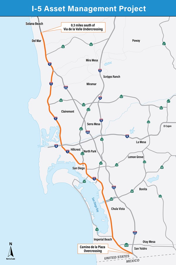 Project Map. For more information, call (619) 688-6670 or email CT.Public.Information.D11@dot.ca.gov 