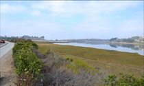 Figure EC-10B — Northwestern Views from La Costa Avenue Across Lagoon Toward I-5. For more information call (619) 688-6670 or email CT.Public.Information.D11@dot.ca.gov