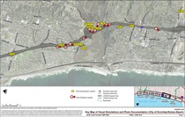 Figure B-1B — Key Map of Visual Simulations and Photo Documentation (CIty of Encinitas/Solana Beach). For more information call (619) 688-6670 or email CT.Public.Information.D11@dot.ca.gov
