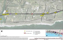 Figure B-1C — Key Map of Visual Simulations and Photo Documentation (City of Encinitas). For more information call (619) 688-6670 or email CT.Public.Information.D11@dot.ca.gov