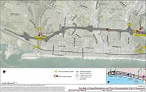 Figure B-1F — Key Map of Visual Simulations and Photo Documentation (City of Oceanside). For more information call (619) 688-6670 or email CT.Public.Information.D11@dot.ca.gov