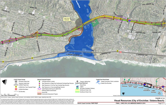 Figure 5.7-1C: Visual Resources (City of Encinitas / Solana Beach). For more information call (619) 688-6670 or email CT.Public.Information.D11@dot.ca.gov