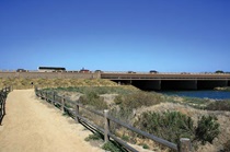 Figure 5.7-8B: San Dieguito River From Pedestrian Trail (3D Simulation). For more information call (619) 688-6670 or email CT.Public.Information.D11@dot.ca.gov
