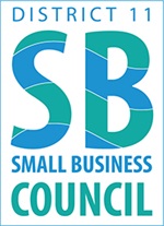 District 11 Small Business Council logo.