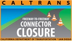 Traffic Advisory Freeway to Freeway Connector Closure image