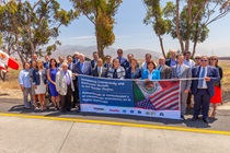 July 2019 – Dignitaries from the U.S. and Mexico joined representatives from Caltrans and SANDAG, along with other agency partners, to celebrate how the $1.1 billion in border infrastructure improvements is increasing connectivity and economic growth in our border region. For more information call (619) 688-6670 or email CT.Public.Information.D11@dot.ca.gov