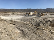 November 2019 – Construction equipment near the U.S. Mexico Border in Otay Mesa. For more information call (619) 688-6670 or email CT.Public.Information.D11@dot.ca.gov