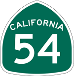 California State Route 54 Shield