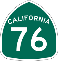 California State Route 76 icon