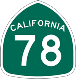California State Route 78 icon