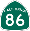 California State Route 86 icon
