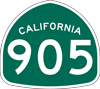 California State Route 905 icon