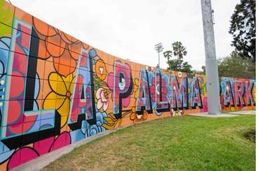 La Palma Park mural