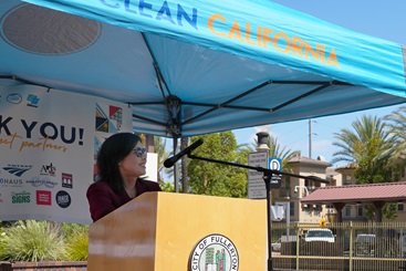 Caltrans District 12 Director Lan Zhou addresses the importance of equity in transportation.