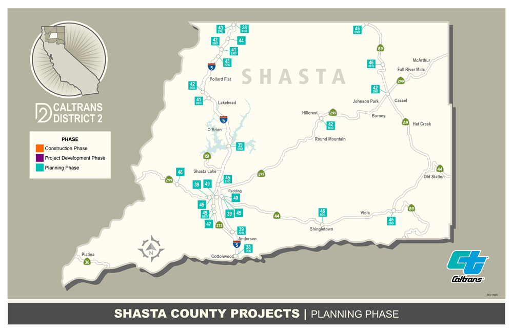 Shasta County 2024 Project Map 3