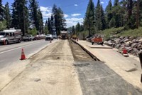 image of gas line road work 