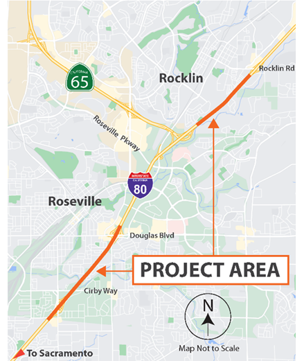 map of highway 80