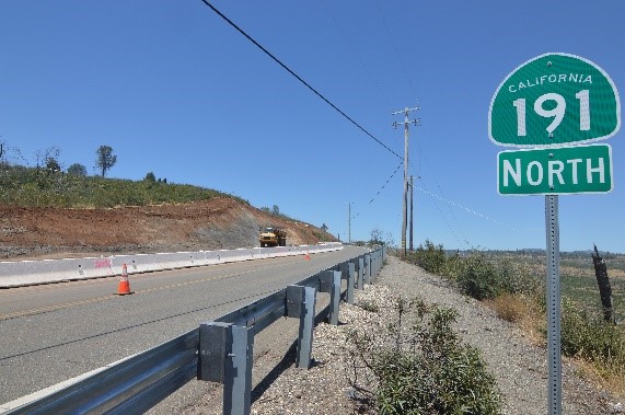 Highway 191 North Sign