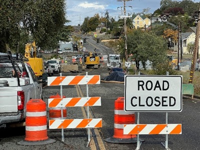 image of road closed 