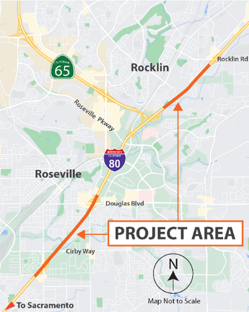 map of i80 project area 