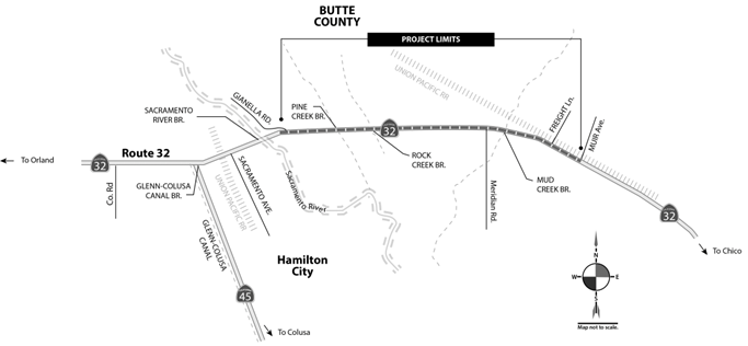 map of butte county project
