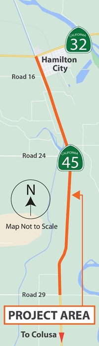 map of highway 45 and 32