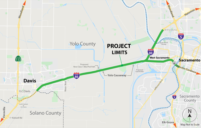 map of yolo county project limits