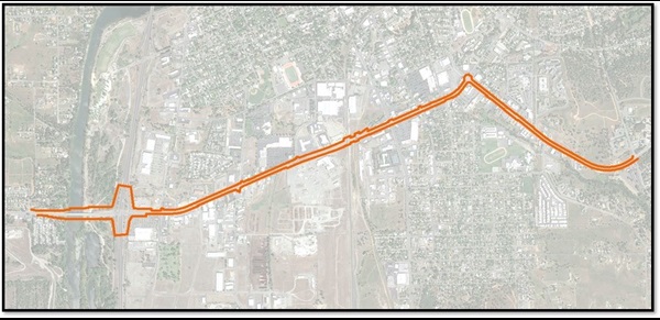 orange line map