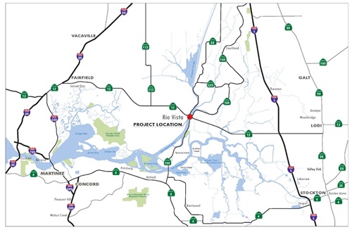 map of rio vista project