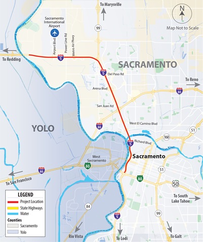 I-5 corridor map 