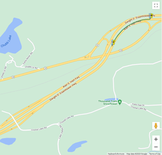 Map of sr 20 and i80 cyrstal lake rd 
