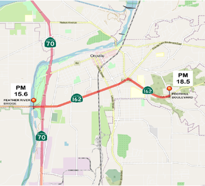 state route 162 map