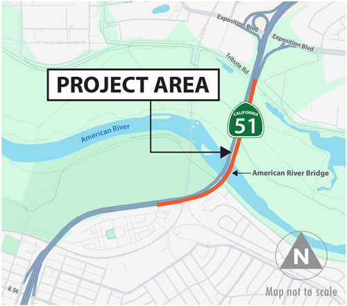 American River project map