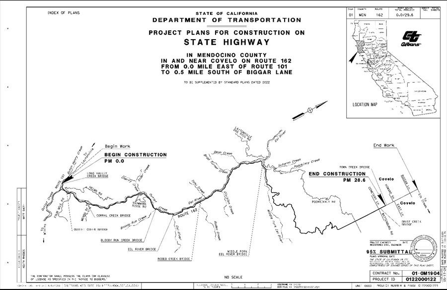 dot project highway map