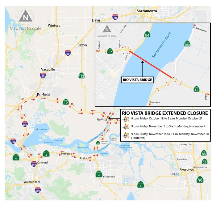 Map of rio bridge closure 2
