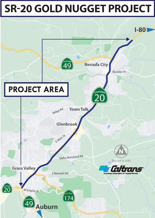 map of sr20 gold nugget project 